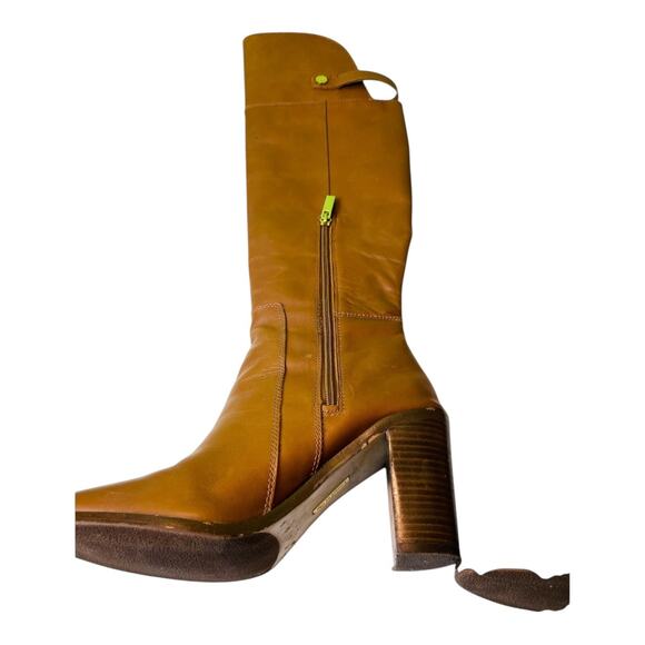 Louise et Cie Brown Heeled Boots - Picture 3 of 16